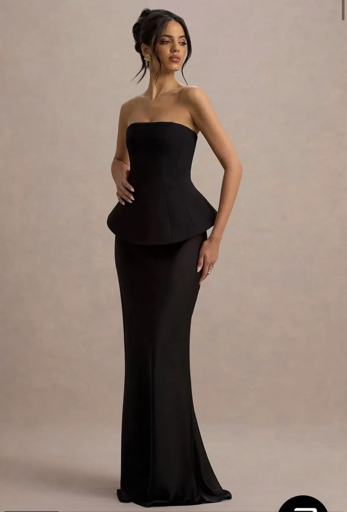 Club London, Ohio, Black, Strapless , Size 6 - Image 1