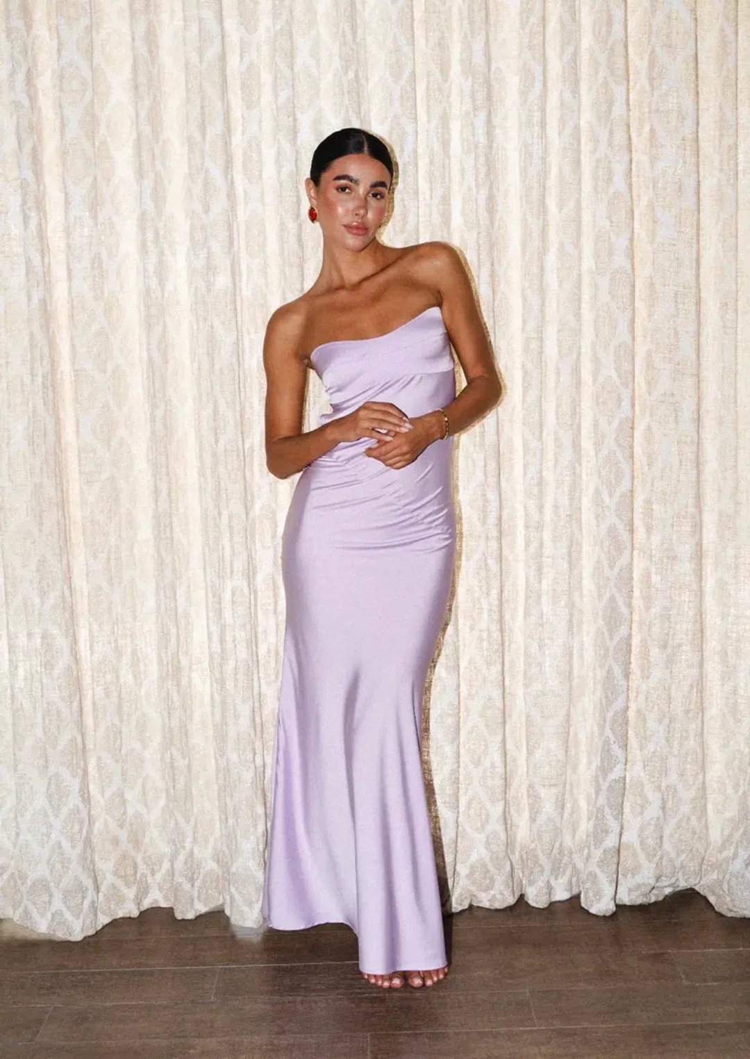 Hntr The Label, Hugo Gown, Lilac, Size small for rent on The Volte - main image