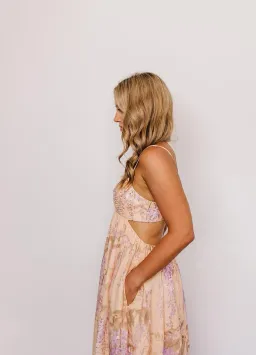 πΈ ZIMMERMAN Rosa Bralette Midi Dress β Lilac Pink Wisteria Floral Maxi β Size 2 / AU 12 πΈ for rent on The Volte - image 10