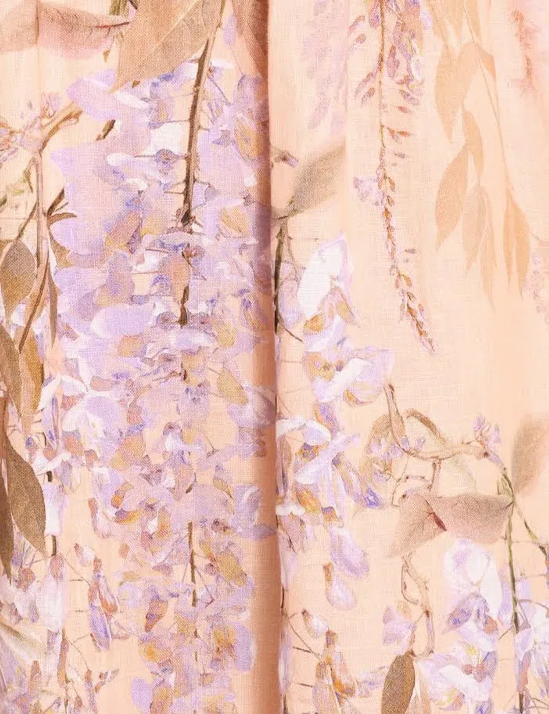 πΈ ZIMMERMAN Rosa Bralette Midi Dress β Lilac Pink Wisteria Floral Maxi β Size 2 / AU 12 πΈ for rent on The Volte - main image