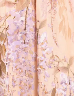 πΈ ZIMMERMAN Rosa Bralette Midi Dress β Lilac Pink Wisteria Floral Maxi β Size 2 / AU 12 πΈ for rent on The Volte - image 5