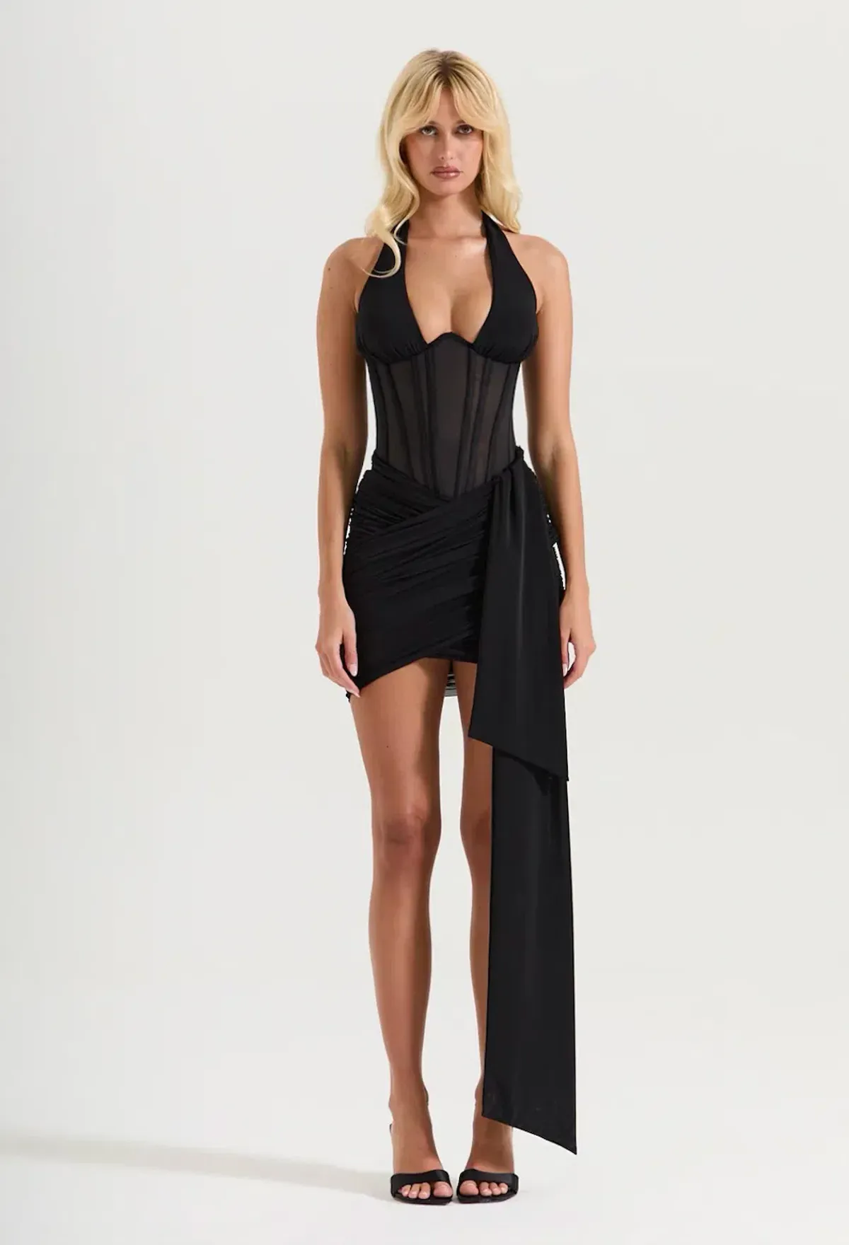 SYDNEY LANE GRACE MINI SKIRT & GRACE PLUNGE CORSET. SIZE S / AU 8 - Image 1