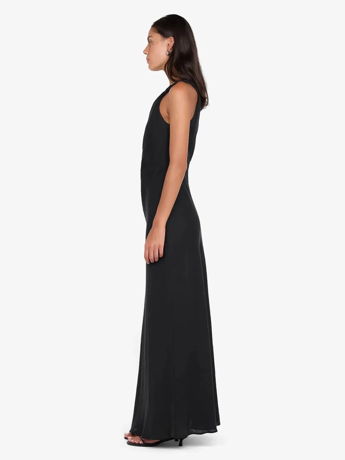 BEC & BRIDGE MELANIE ASYM MAXI BLACK / SIZE 6 - Image 3