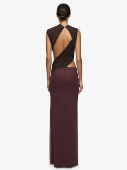 Bec and Bridge Conni Maxi Dress Aubergine Purple Dark Choc Size 8 for rent on The Volte - image 5