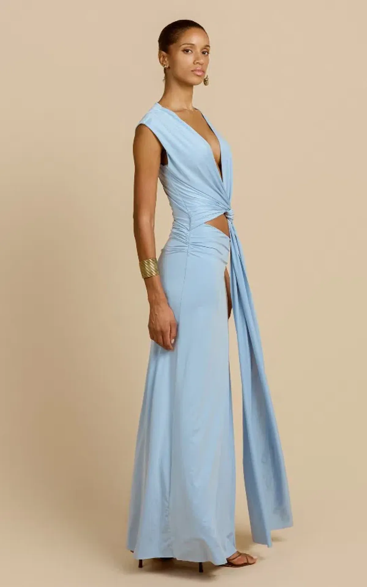 Arcina Ori Jade Dress Blue Maxi Size M / Au 10 - Image 4