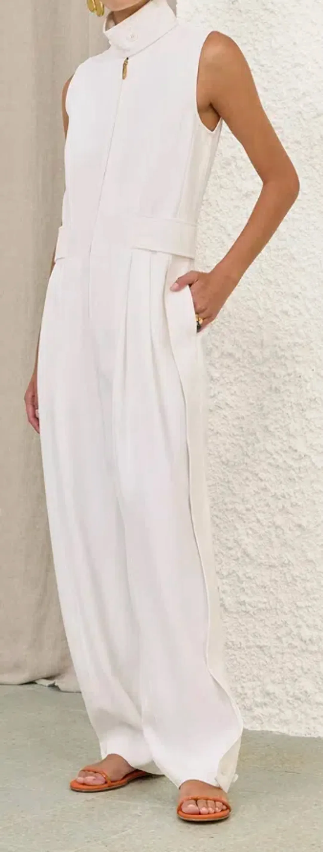 Zimmermann LUNA TWILL JUMPSUIT for rent on The Volte - main image