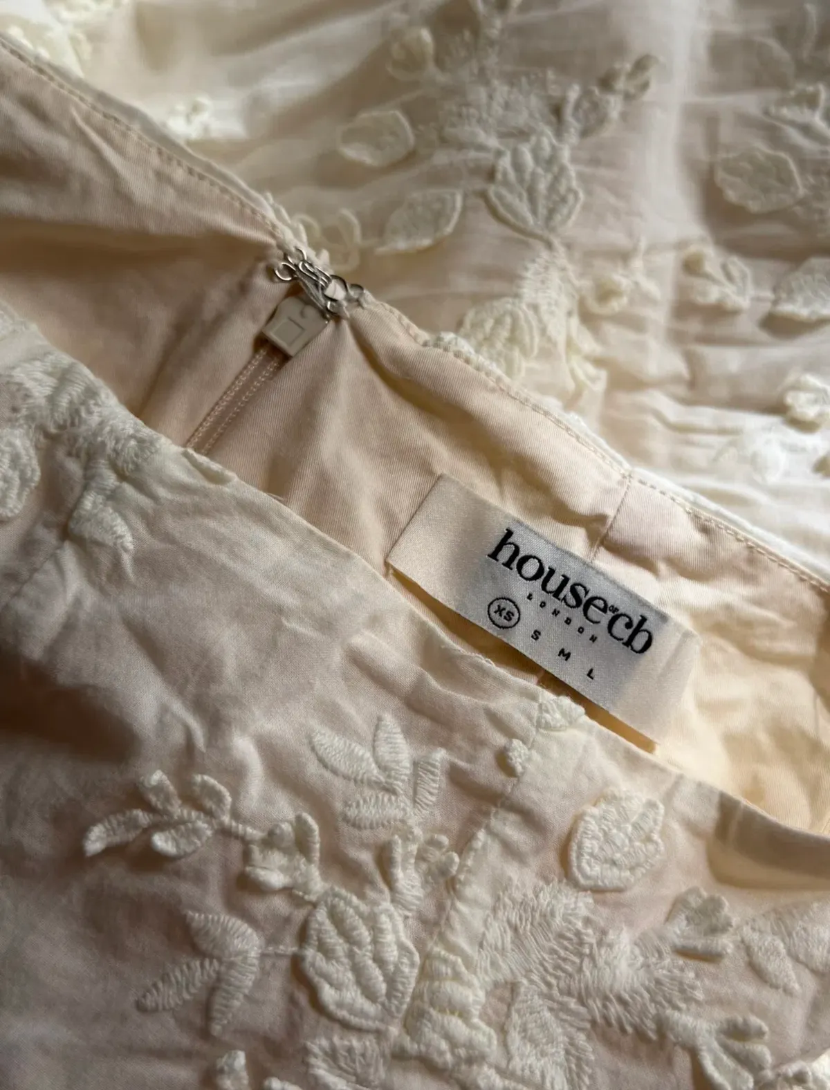 House of CB Embroidered Vintage Dress Size XS - Image 6