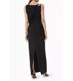 Rachel Gilbert Claudelle Maxi Gown in Black Size 3/AU12 for rent on The Volte - image 3