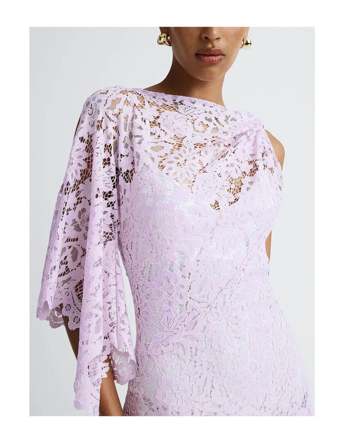 ANNA QUAN Lydia Dress Purple Lace 8 AU - Image 12