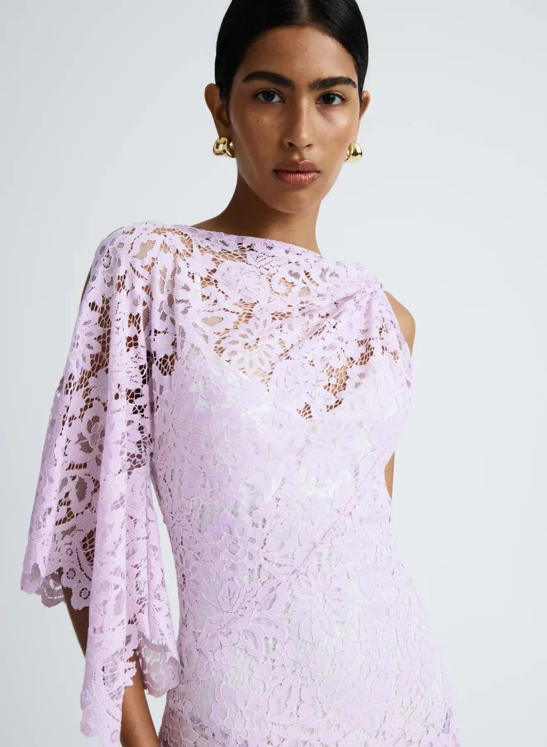 ANNA QUAN Lydia Dress Purple Lace 8 AU for rent on The Volte - main image