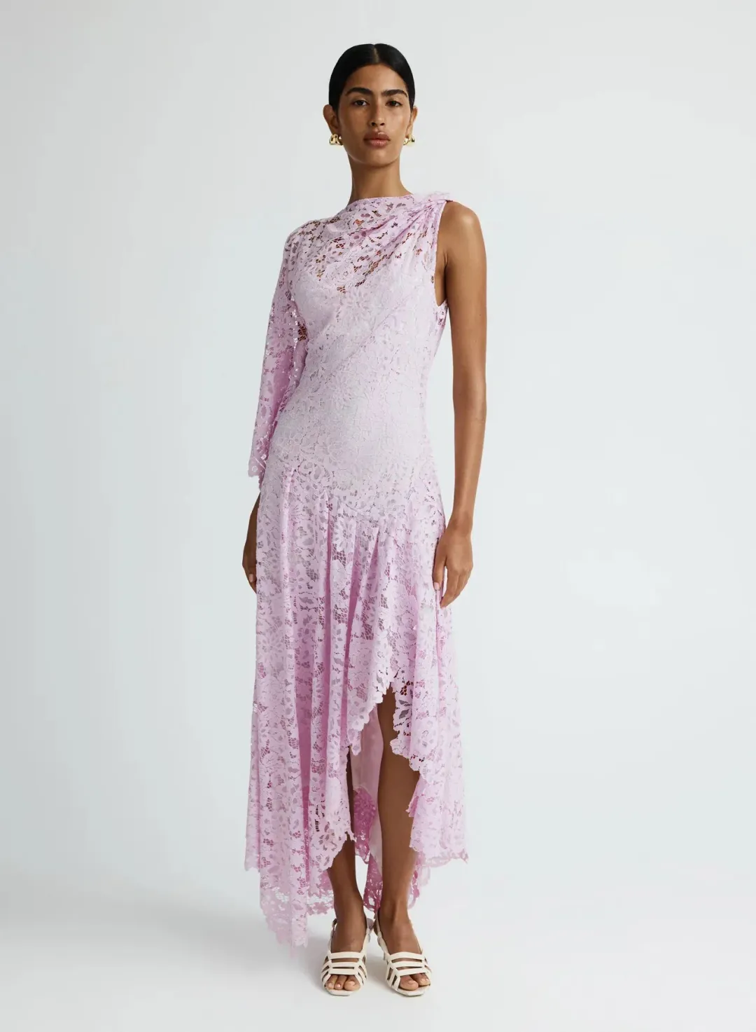 ANNA QUAN Lydia Dress Purple Lace 8 AU for rent on The Volte - main image