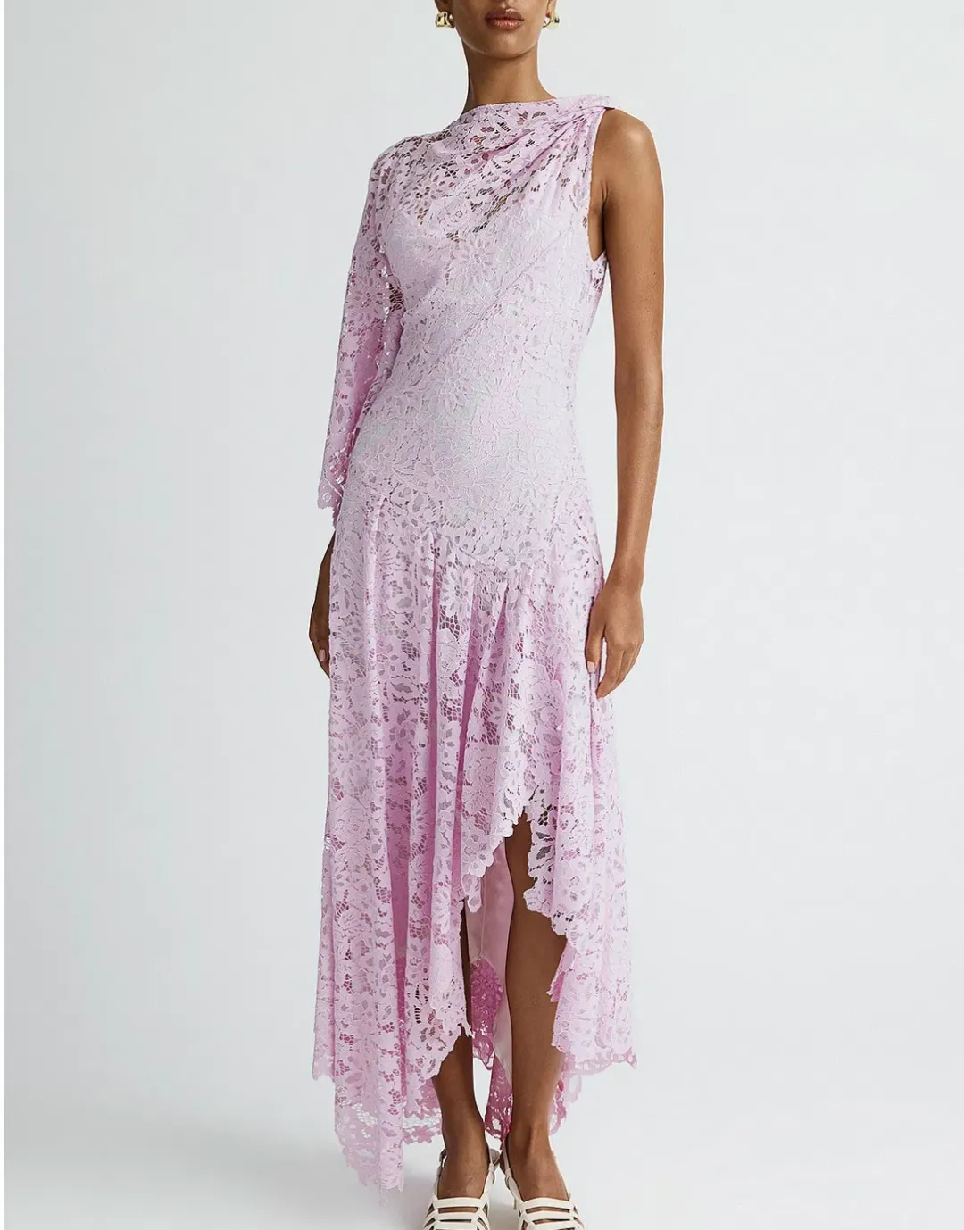 ANNA QUAN Lydia Dress Purple Lace 8 AU for rent on The Volte - main image