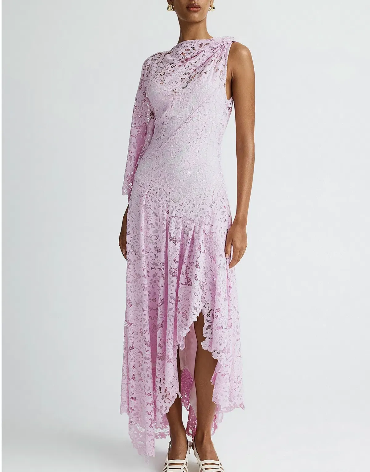 ANNA QUAN Lydia Dress Purple Lace 8 AU for rent on The Volte - main image