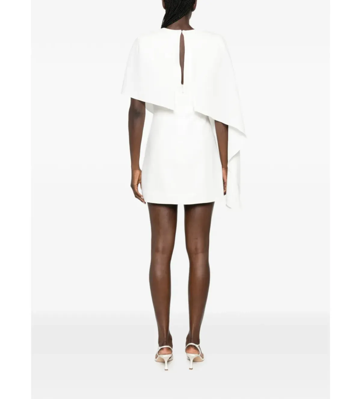 Rachel Gilbert Amari Mini Dress in Ivory Size 2/AU10 - Image 4