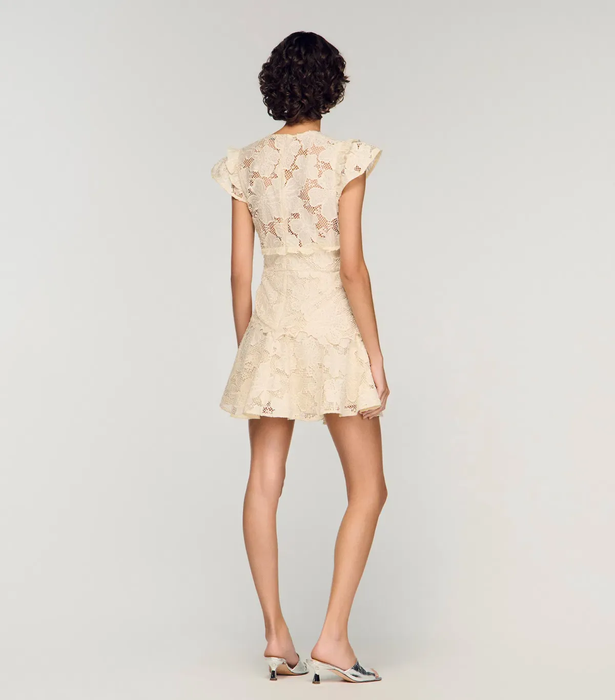 Short Guipure Dress - Image 3