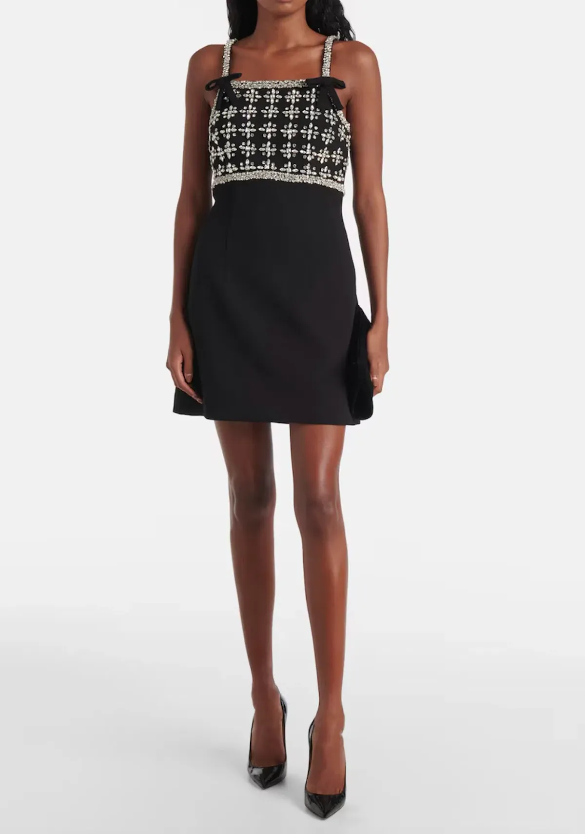 Rebecca Vallance Rina crystal-embellished minidress - Image 2