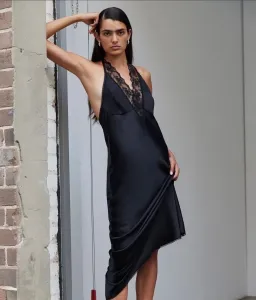 SIR THE LABEL ARIES DRESS BLACK for rent on The Volte - image 1