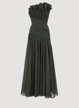 Aje Aquiline Maxi Dress in Hunter Green Size 12 for rent on The Volte - image 5