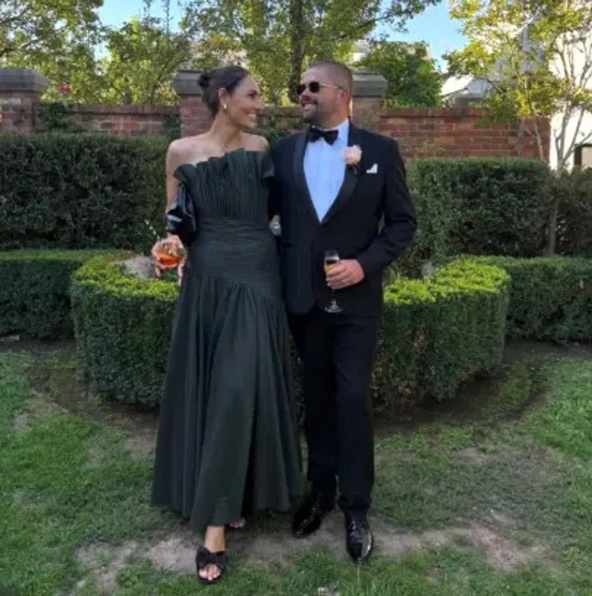 Aje Aquiline Maxi Dress in Hunter Green Size 12 - Image 1