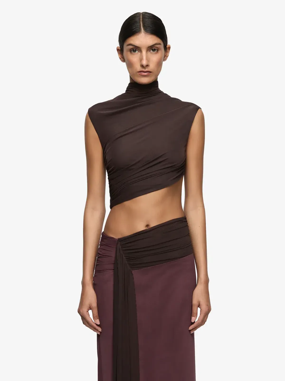 Bec & Bridge Conni Maxi Brown/Purple Size S - Image 4