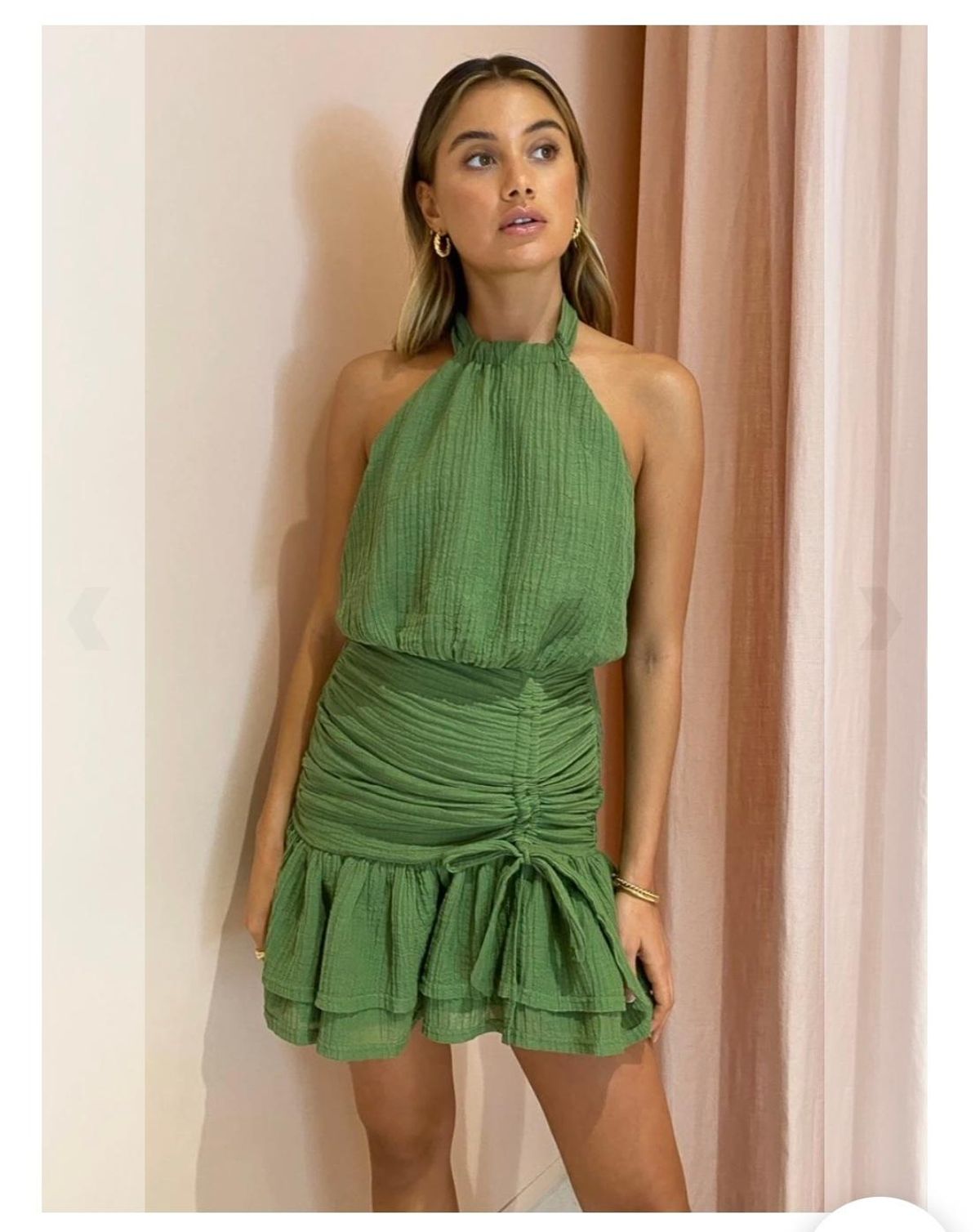 Issy Sail Away Dress in Fern 10 for rent on The Volte - main image