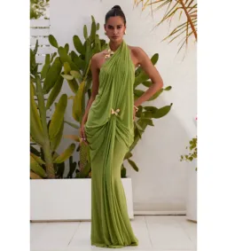 Abyss by Abby Debut Maxi Dress in Green Size M/AU10 for rent on The Volte - image 2
