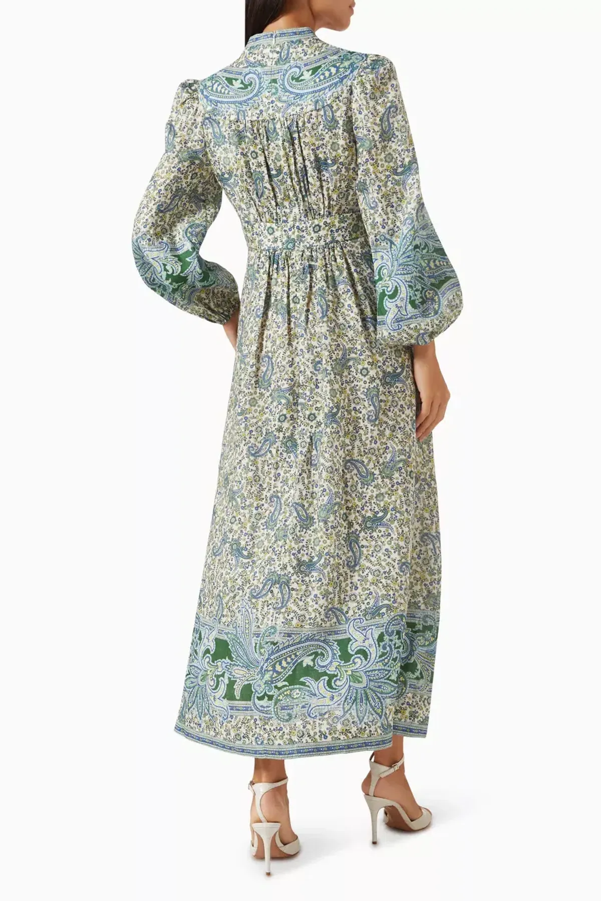 Zimmermann Ottie Plunge Midi Dress Size 2 / AU 12 - Image 2