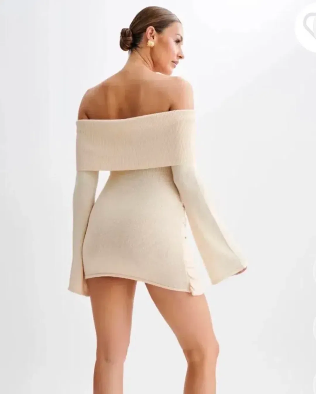 Meshki Camryn mini knit dress for rent on The Volte - main image