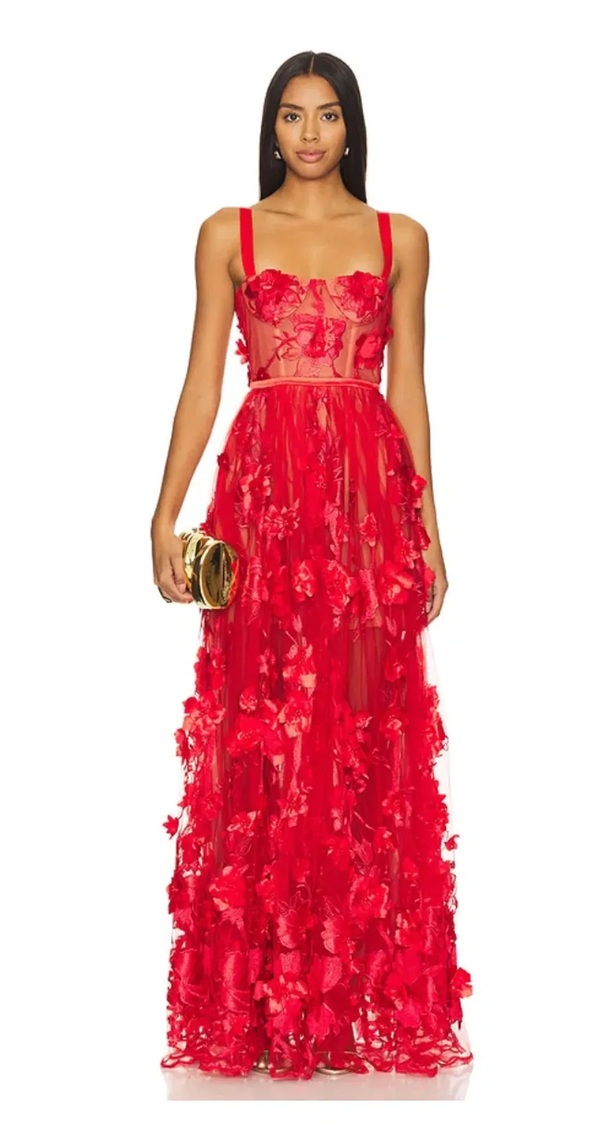 Bronx & Banco X REVOLVE Anastasia Maxi Dress in Red Bronx and Banco Size XS - Image 1