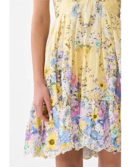 CAMILLA RUFFLE HEM HALTER SHORT DRESS SIZE XS for rent on The Volte - image 3