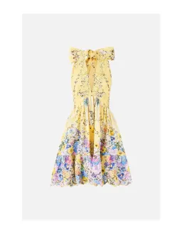 CAMILLA RUFFLE HEM HALTER SHORT DRESS SIZE XS for rent on The Volte - image 1