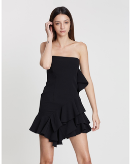 By Johnny Lily Strapless Flounce Mini Dress Size 10 for rent on The Volte - image 1