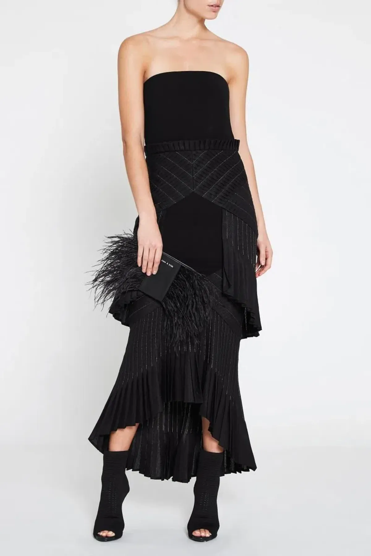 Sass and Bide The Grand Legacy Midi Dress Black Size 8 for rent on The Volte - main image