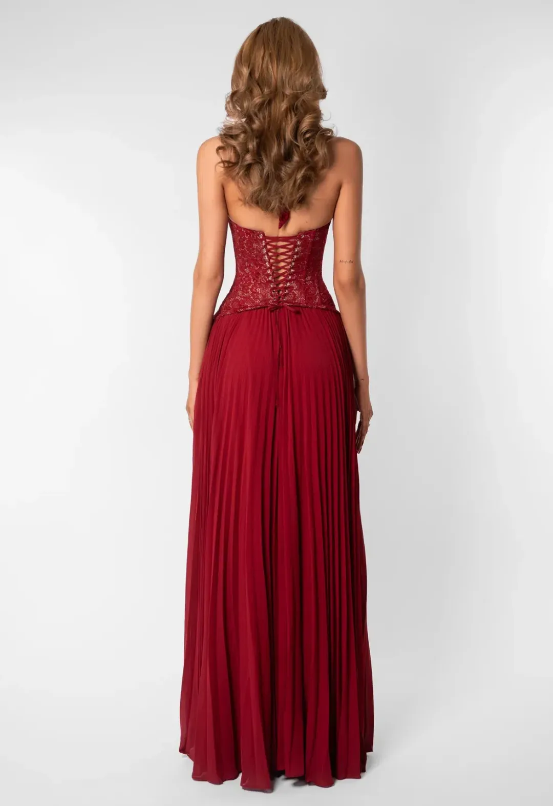 Fenity Gaia Maxi Dress Red Size L / 12 for rent on The Volte - main image