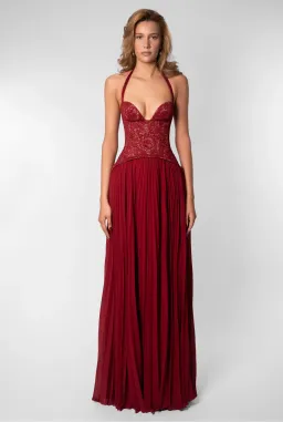 Fenity Gaia Maxi Dress Red Size L / 12 for rent on The Volte - image 2