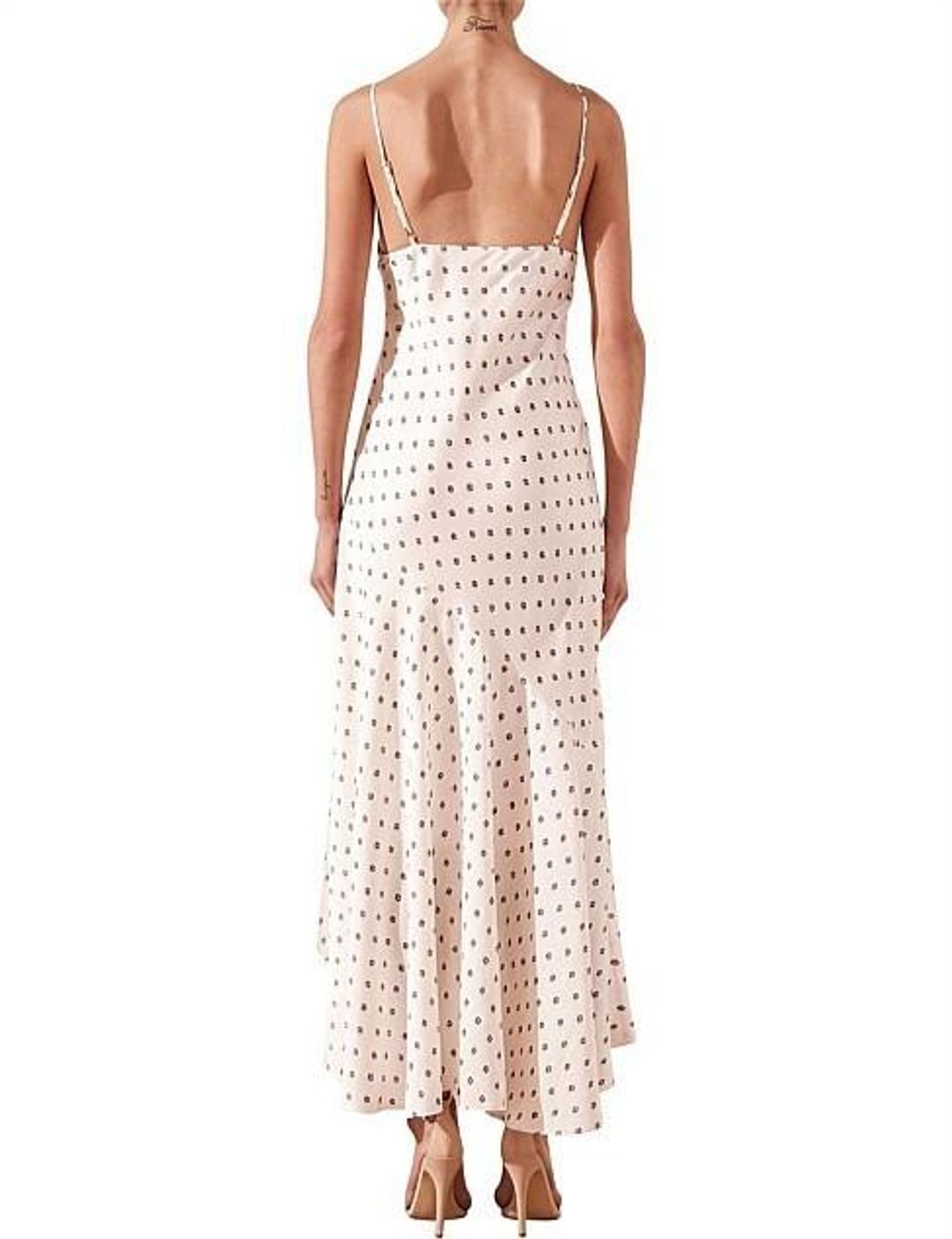 Shona Joy Luciana Bias Frill Midi Dress Size 6 for rent on The Volte - main image