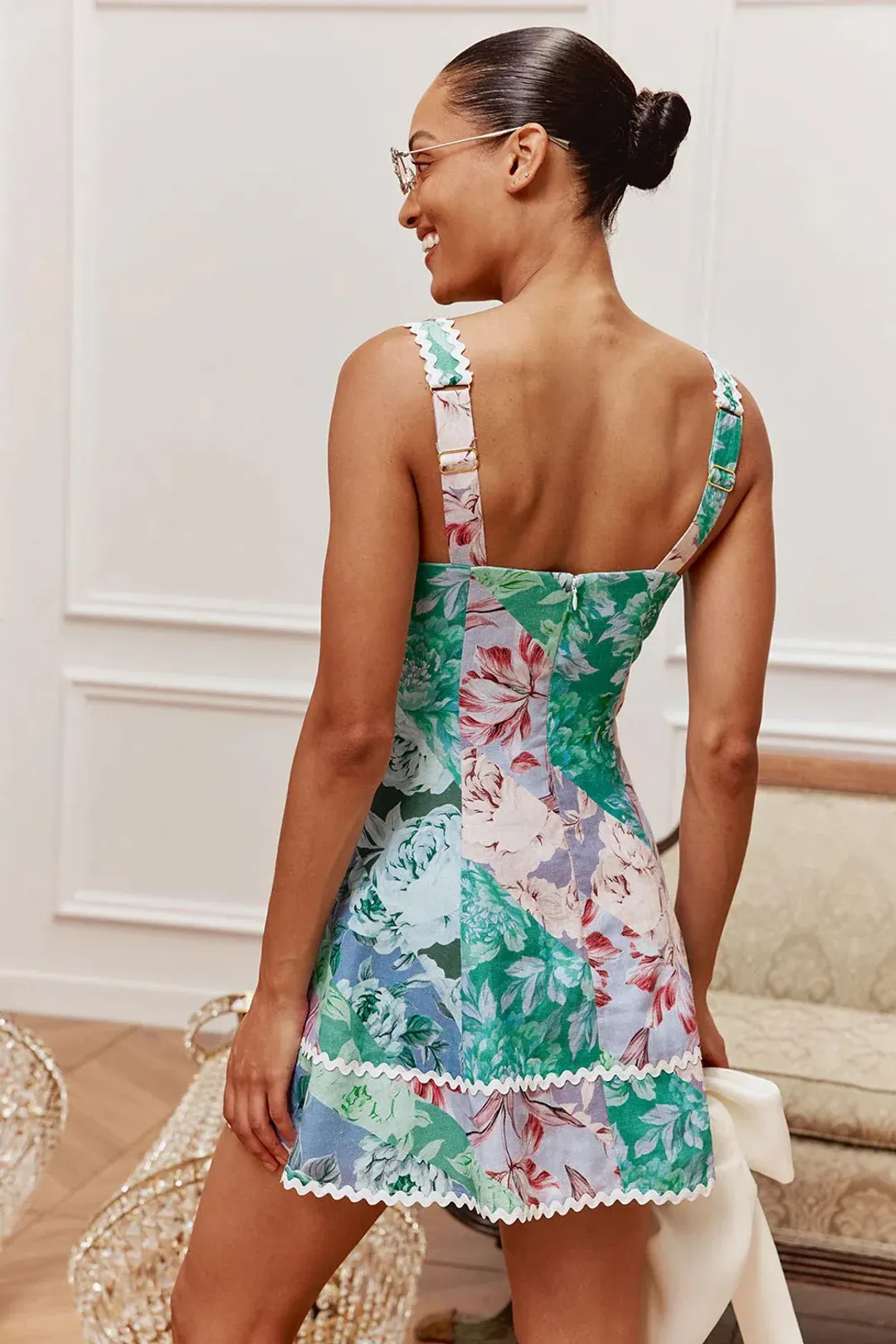 Zaco - Chloe Lace up dress for rent on The Volte - main image
