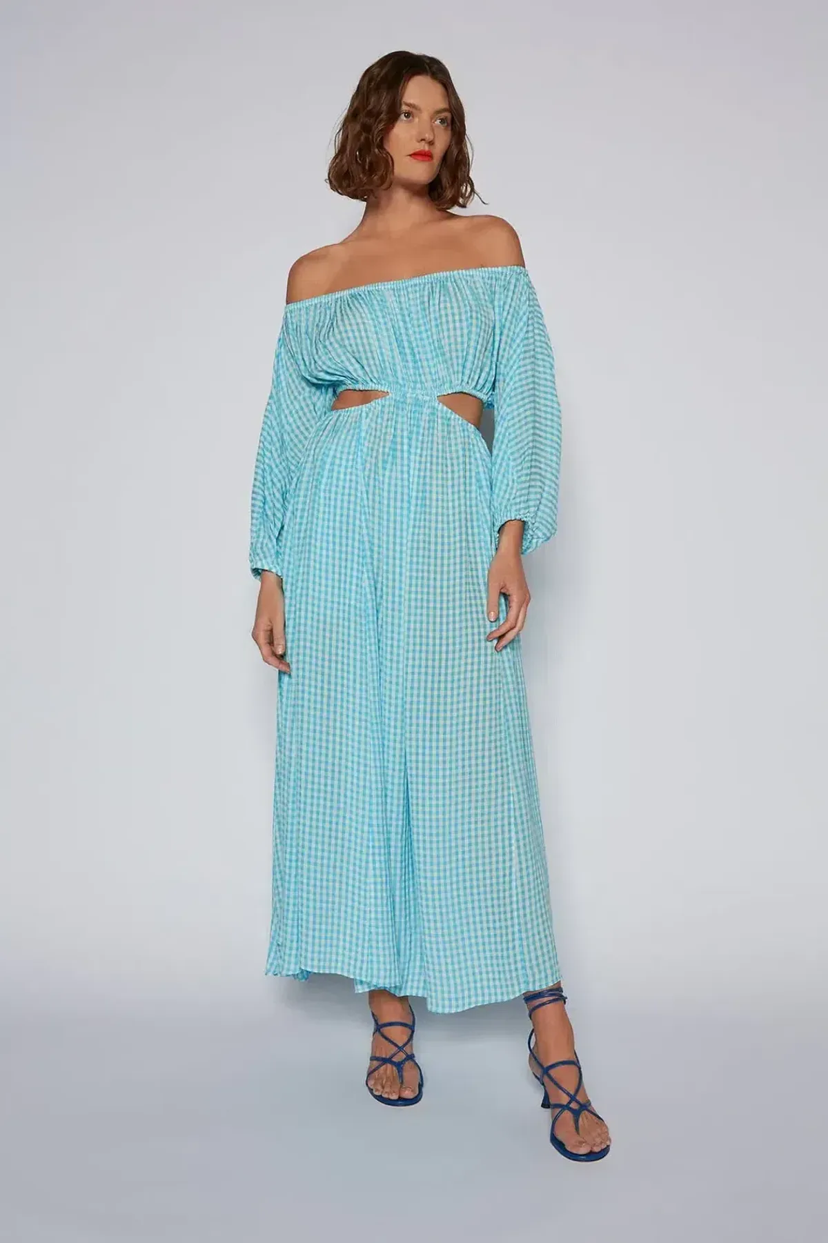 Scanlan Theodore cut out gingham dress 10 for rent on The Volte - main image