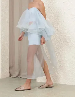 Zimmermann Crush Layered Pencil Skirt for rent on The Volte - image 2