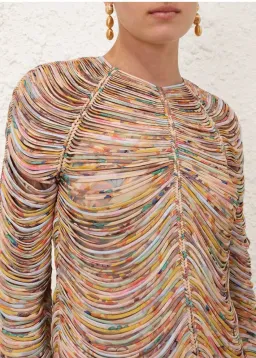 Zimmermann Pavillion Rouleaux Mini Dress Size 0/ AUS 8 for rent on The Volte - image 4