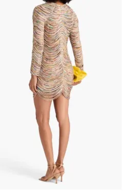 Zimmermann Pavillion Rouleaux Mini Dress Size 0/ AUS 8 for rent on The Volte - image 3