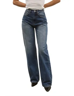 Bayse Camille High Rise Relaxed Flare Jeans Size 10 AU Ash Tide for rent on The Volte - image 1