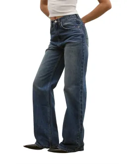 Bayse Camille High Rise Relaxed Flare Jeans Size 10 AU Ash Tide for rent on The Volte - image 4