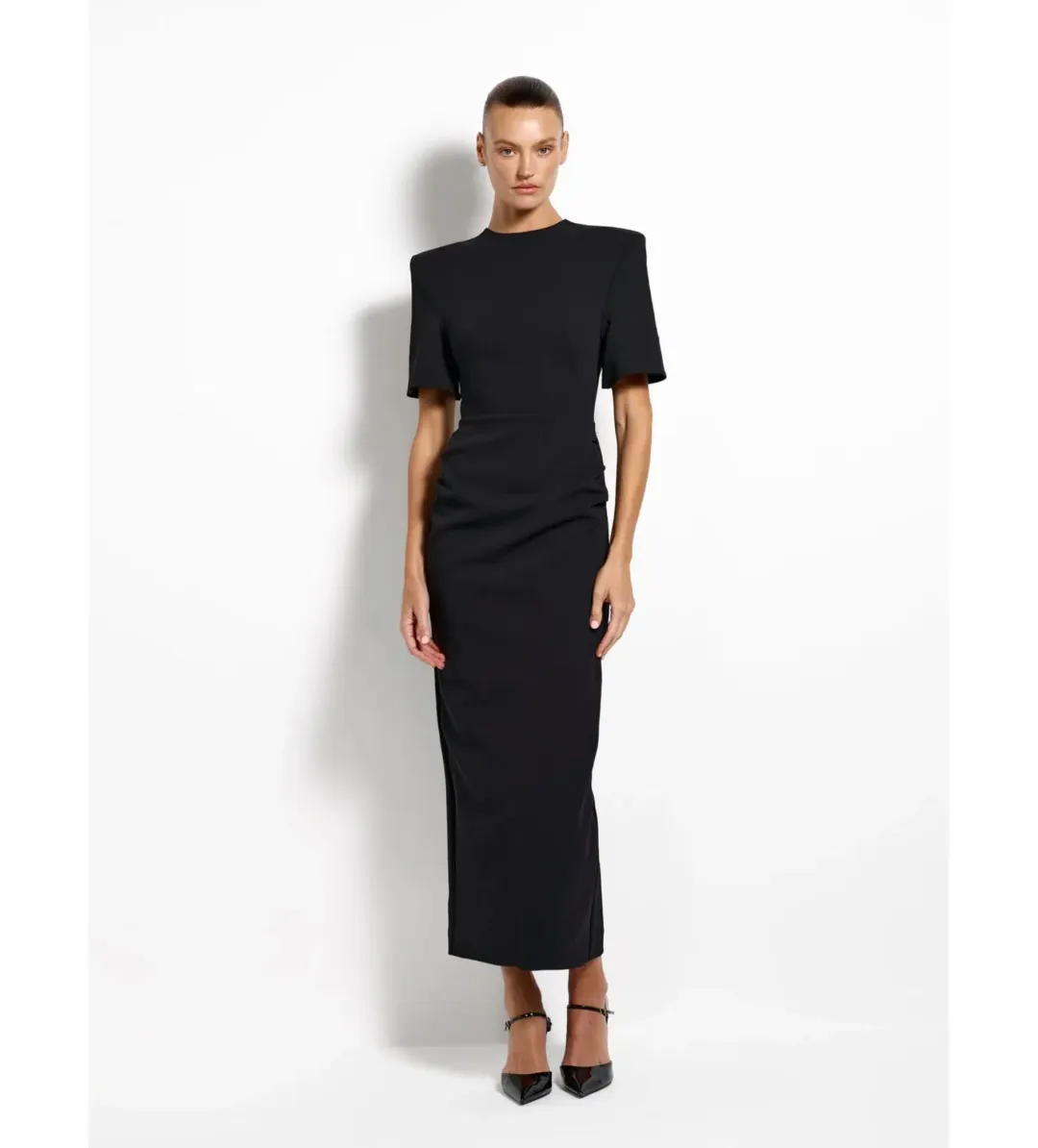 Effie Kats Evie Midi Dress Black Size 10 for rent on The Volte - main image