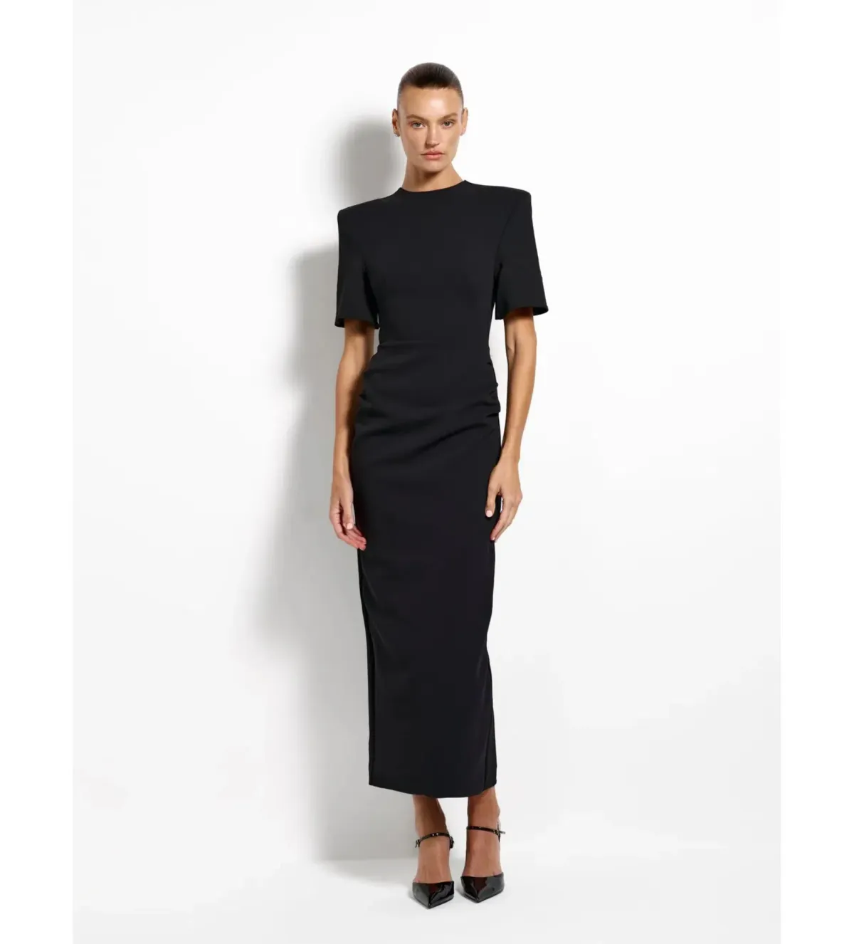 Effie Kats Evie Midi Dress Black Size 10 - Image 1