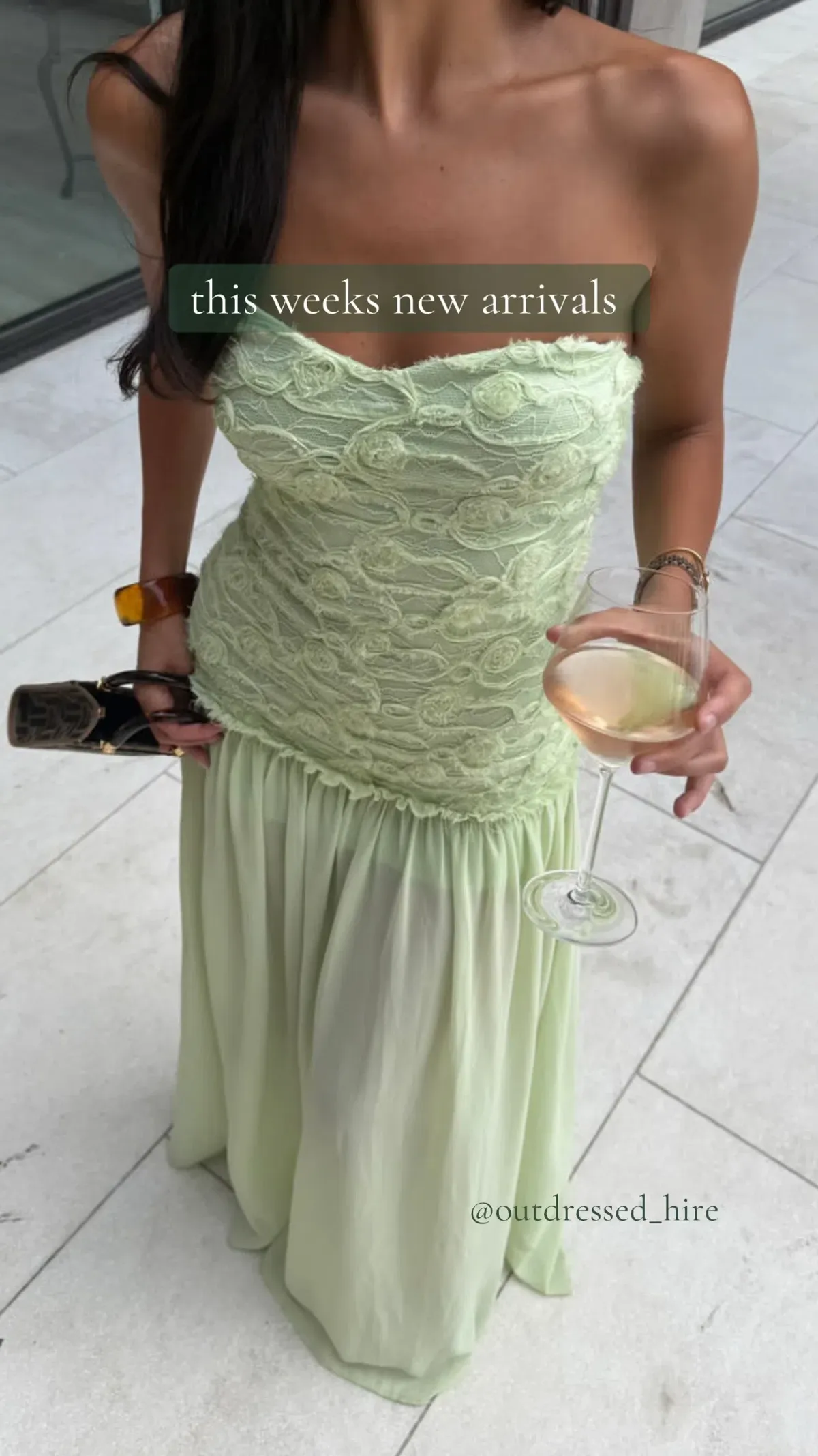 Jefre Sei Renata gown - Mint S for rent on The Volte - main image