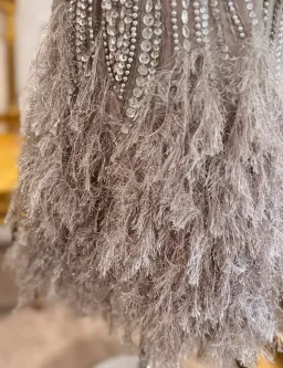 ASOS Limited Edition Gatsby Crystal Feather Mini Dress for rent on The Volte - image 2