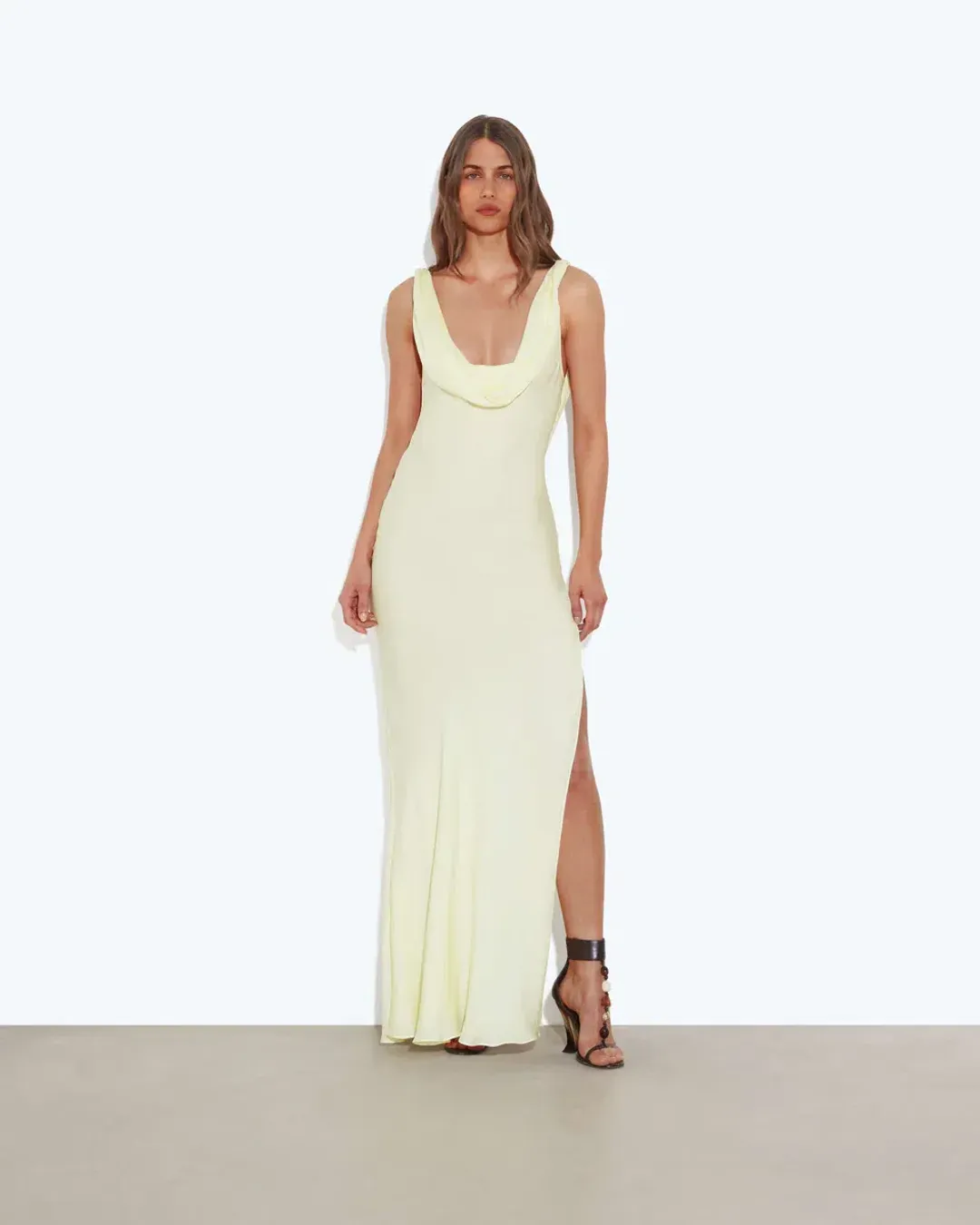 Rat & Boa NAVARRA DRESS YELLOW Size XXS for rent on The Volte - main image