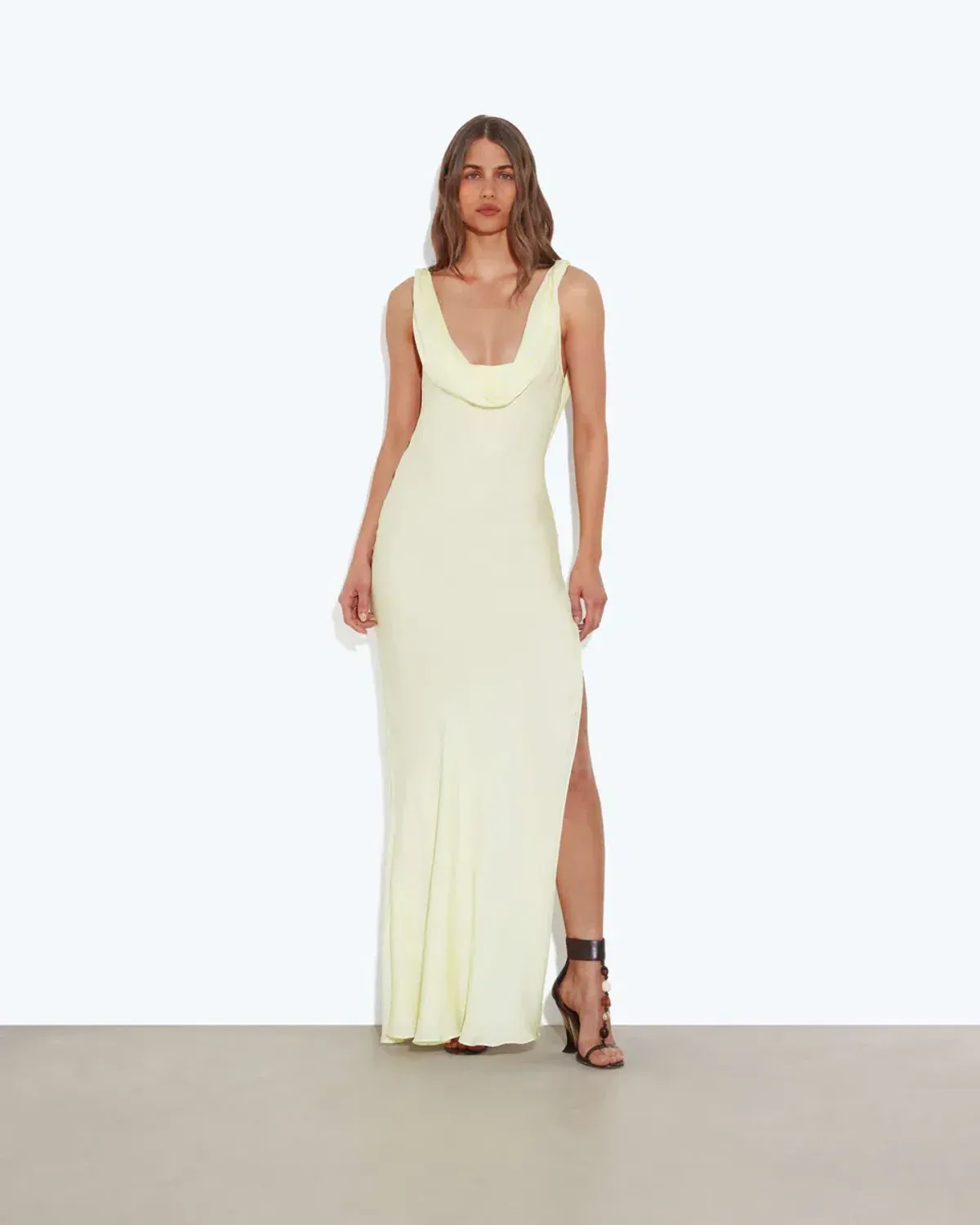 Rat & Boa NAVARRA DRESS YELLOW Size XXS for rent on The Volte - main image