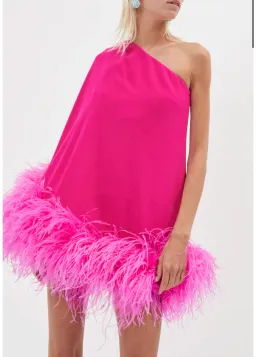 The New Arrivals by Ilkyaz Ozel Marlene Feather Dress for rent on The Volte - image 3